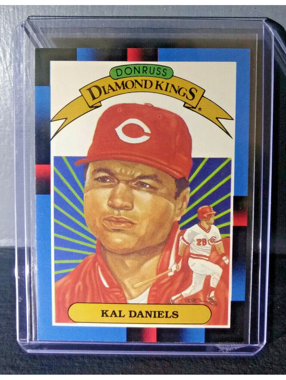 1988 Kal Daniels Donruss Diamond Kings #14 Baseball Card